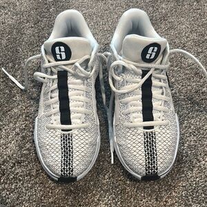 Nike White and Black Athletic Shoes